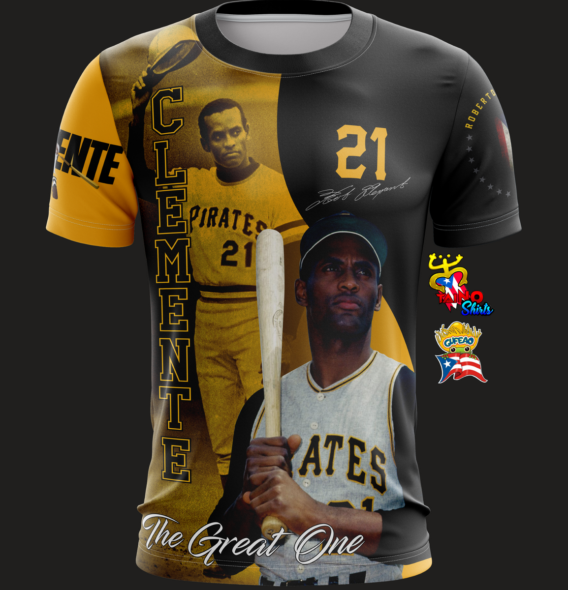 Roberto Clemente 2da Edicion – PR Taino Shirts