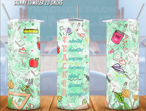 Copy of Tumbler de 20 oz Teacher