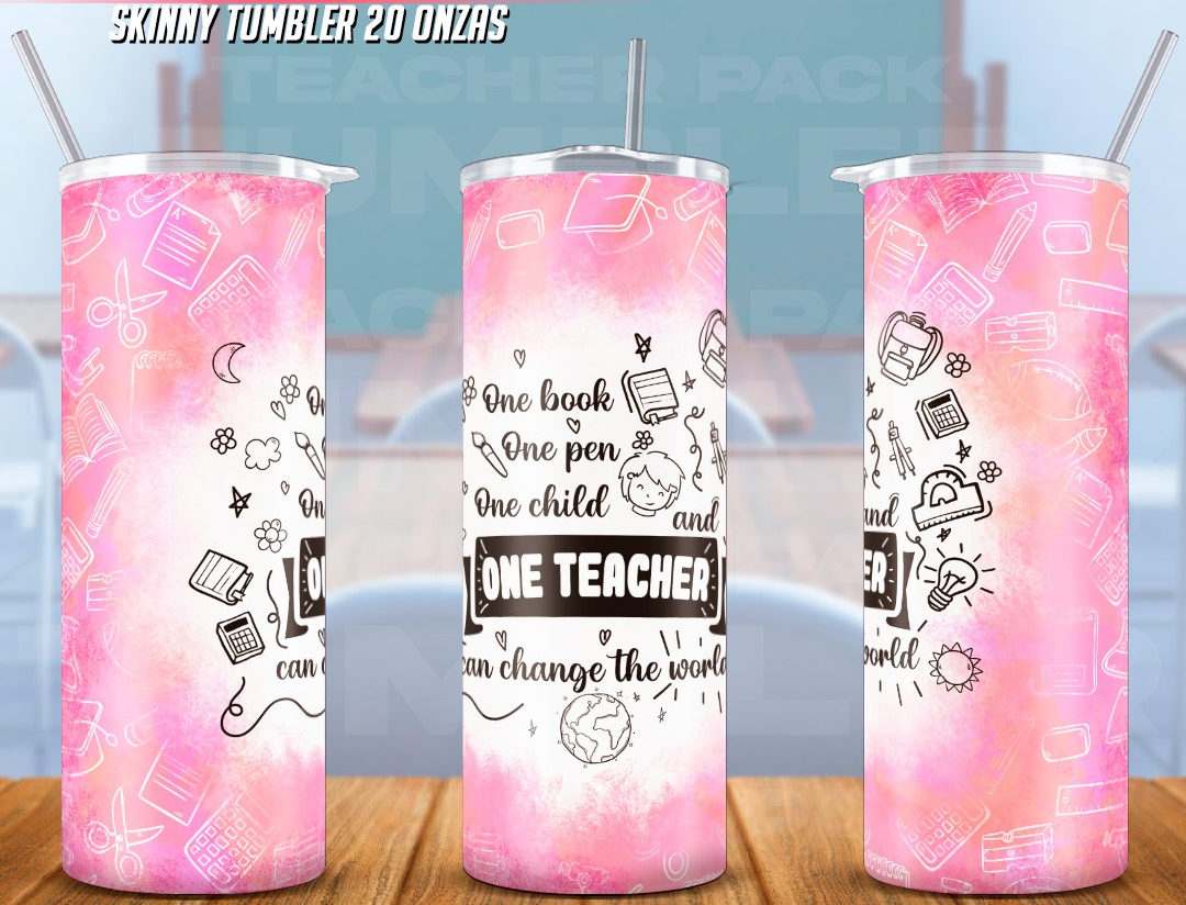 Tumbler de 20 oz de One Teacher