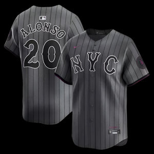Camiseta City Uniform Nueva York Mets "El Oso Polar" #20 – Transpirable, Secado Rápido