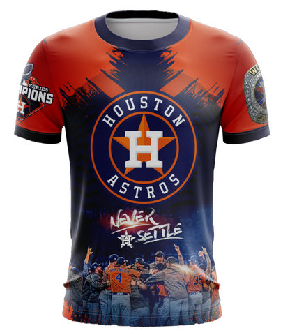 *Houston Astros 2022 Never Settle T Shirt