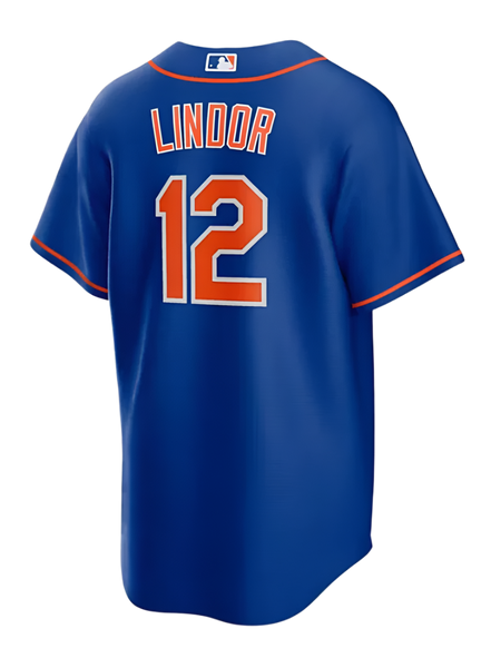 Camiseta Azul Nueva York Mets "El Capitan" #12 – Transpirable, Secado Rápido