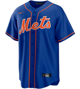 Camiseta Azul Nueva York Mets "El Capitan" #12 – Transpirable, Secado Rápido