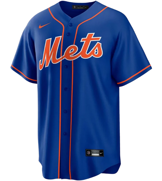 Camiseta Azul Nueva York Mets "El Capitan" #12 – Transpirable, Secado Rápido