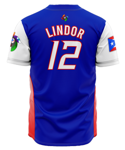*2023 Puerto Rico Baseball Jerseys - Lindor