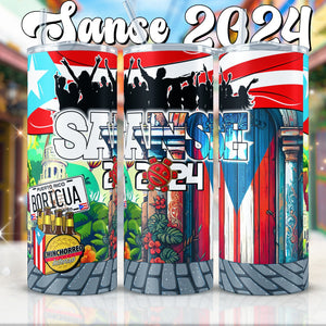 Vaso de 20 Oz Calle Sanse Boricua 2024