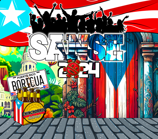 Vaso de 20 Oz Calle Sanse Boricua 2024