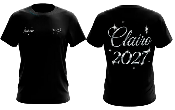 Escuela Manuel Cervantes 2027 Clairo T-Shirt Negra