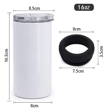 Set of three white can coolers designed to hold beer bottles and cans, featuring a sleek design with black tops, ideal for keeping drinks cold in 2025