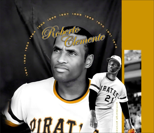 Vaso de 20 Oz Roberto Clemente Thru The Years