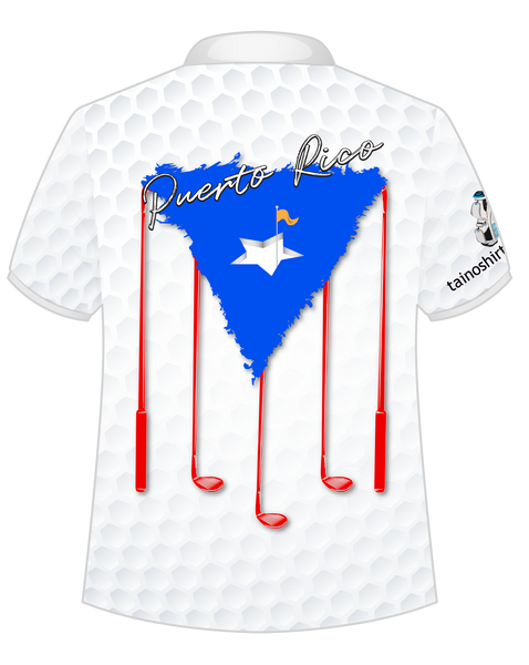 Puerto Rico Golf Polo Shirt - 100% Dry Fit