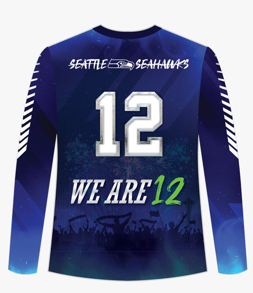 "We Are 12"  Seattle Football Long Sleeve Shirt